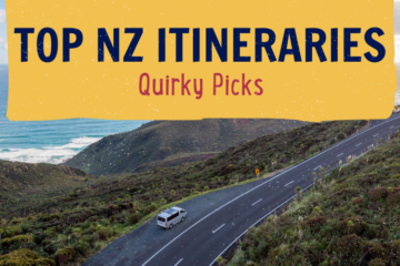 Quirky Campers van north and south island routes