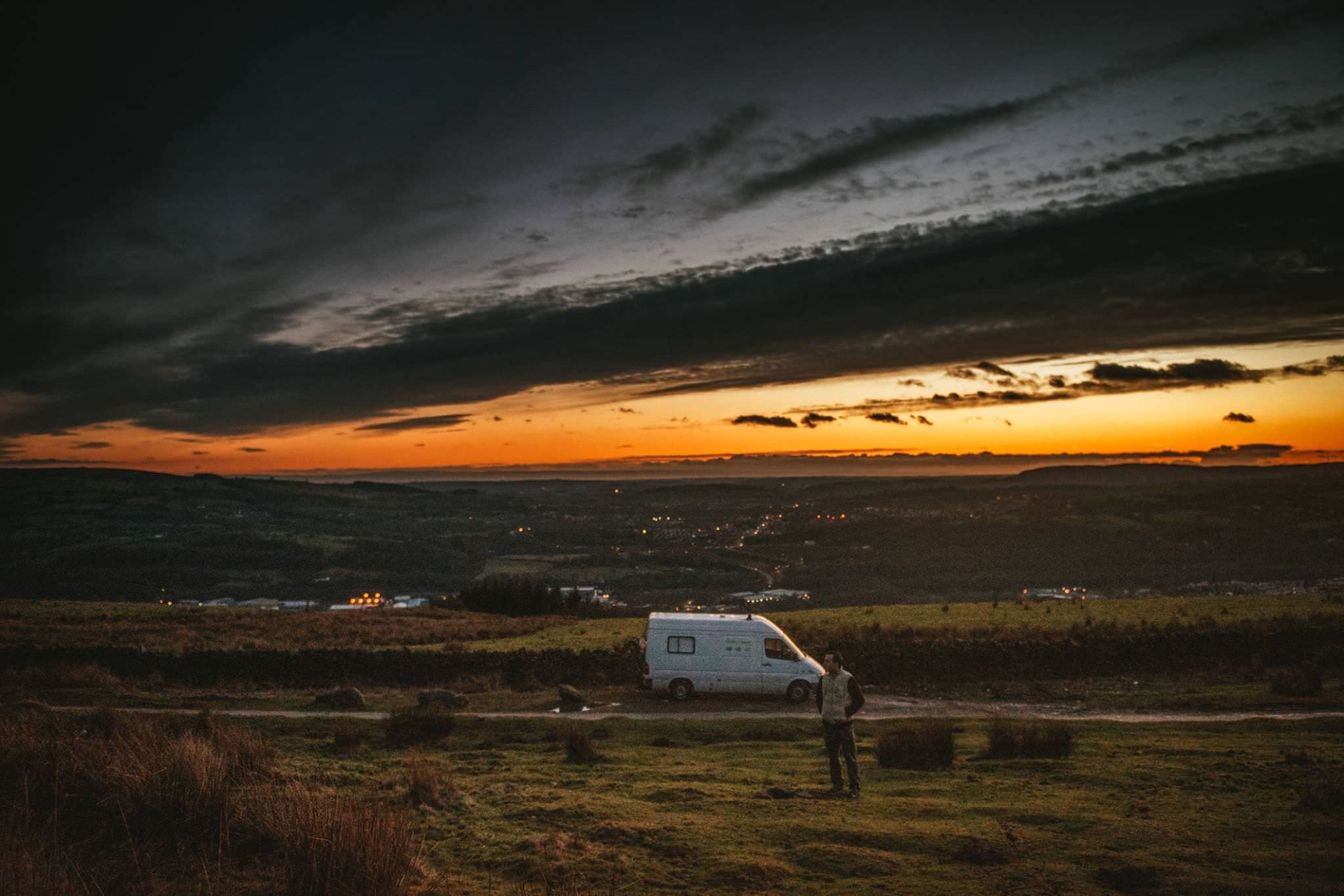 A campervan in Ireland