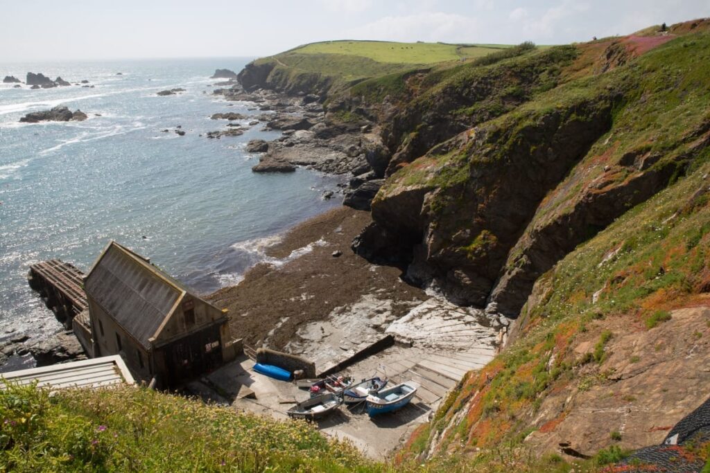 Lizard Point, Cornwall, whilst travelling in Baxter the Quirky Camper. Hire him at https://www.quirkycampers.com/uk/campervans/devon/exeter-devon/baxter/