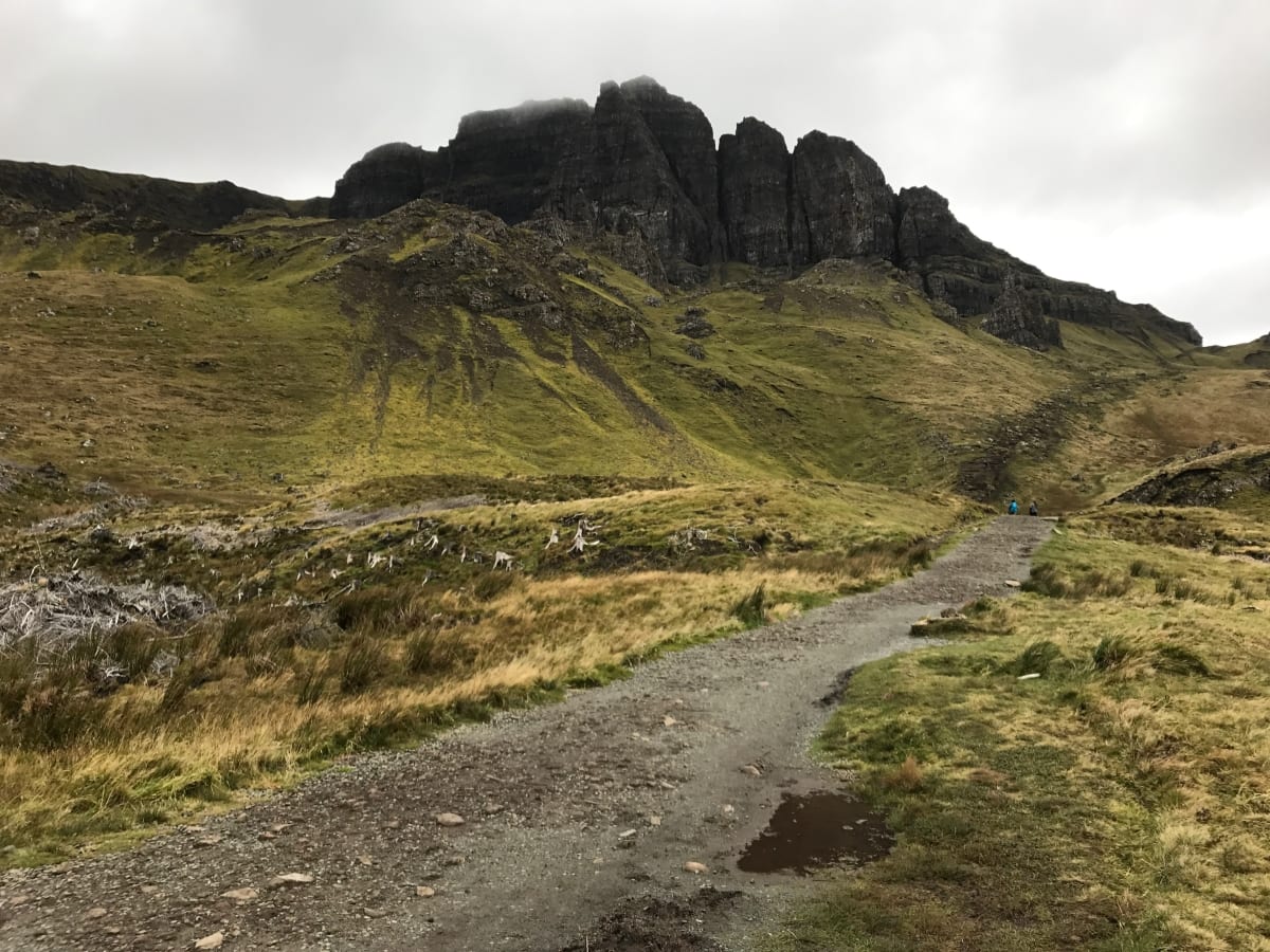 Old Man of Storr rocks in Scotland