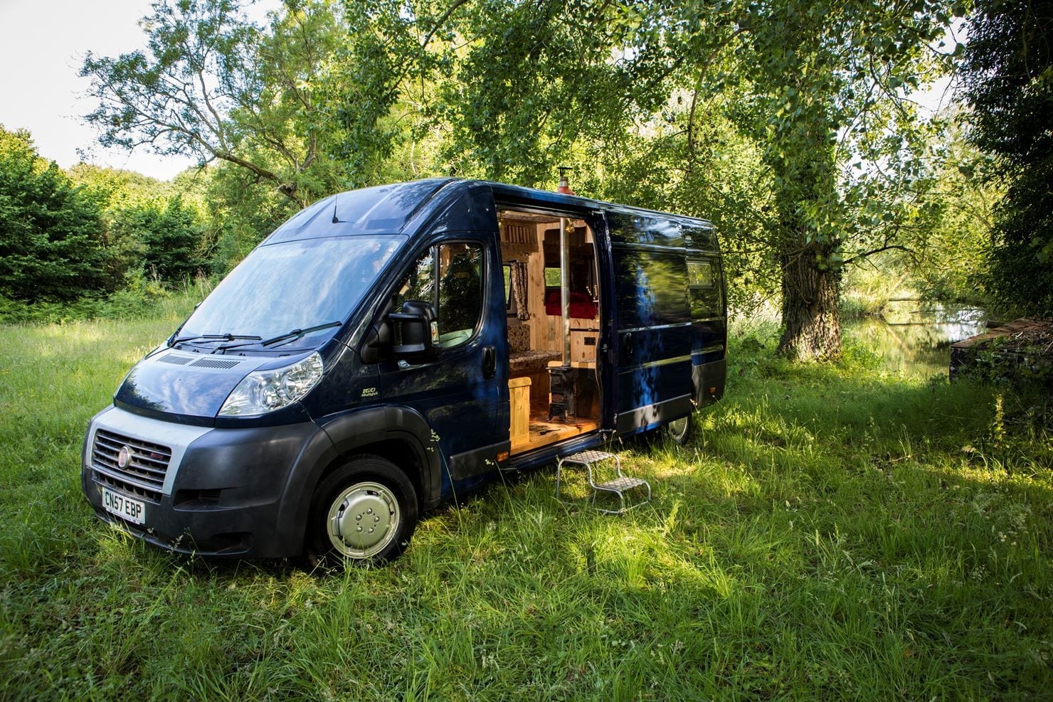 Off grid conversion store vans