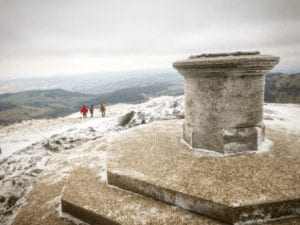 The summit of the Malvern Hills