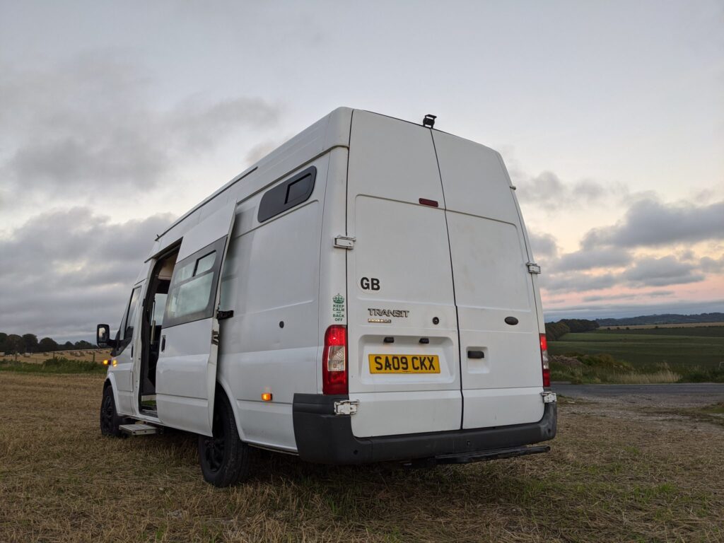 Off Grid - Transit Campervan. Shower/Toilet, Hotwater & Solar. | Quirky ...