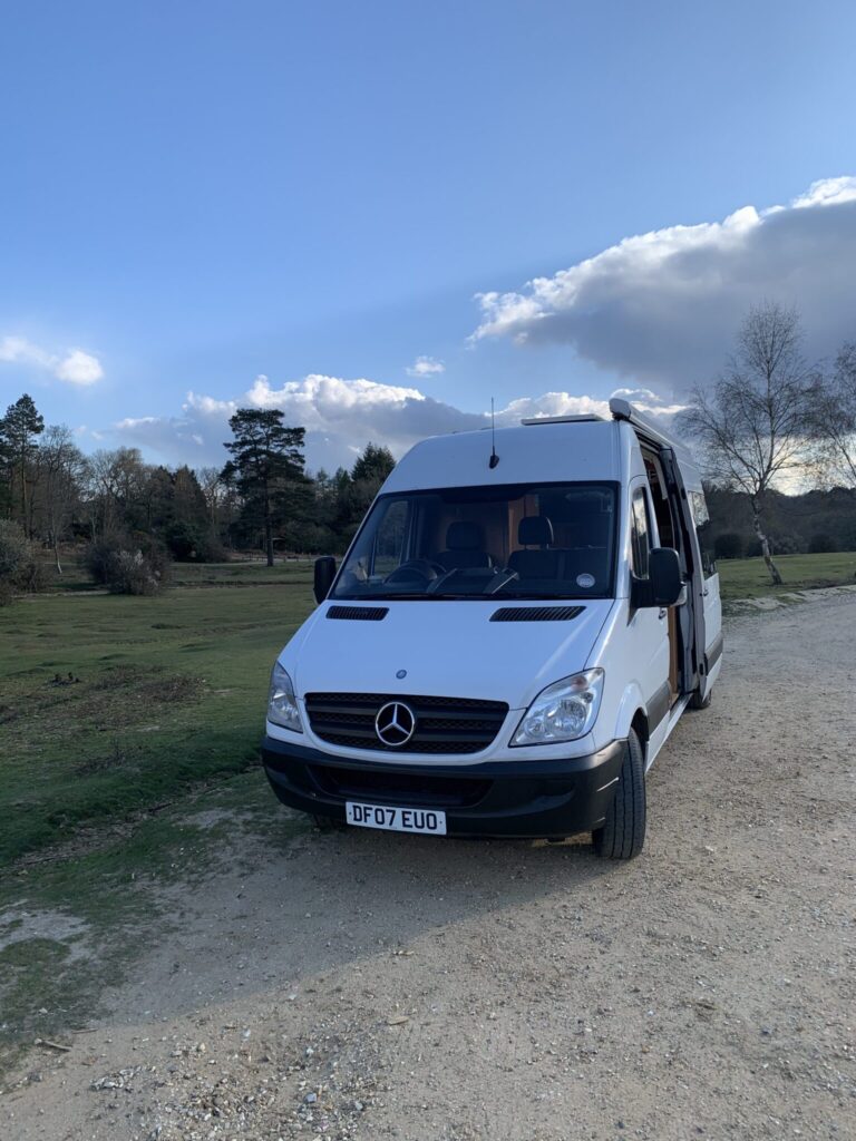 Mercedes sprinter off grid camper van | Quirky Campers