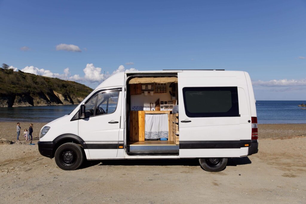 Sprinter van stealth store camper