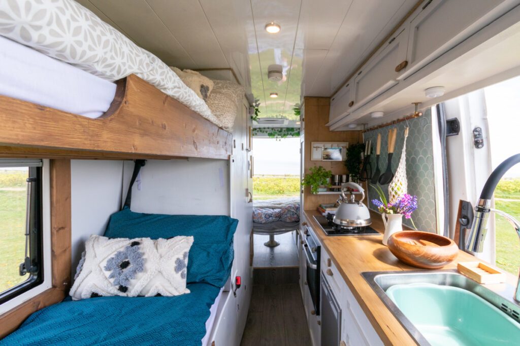 Campervan with bunkbeds