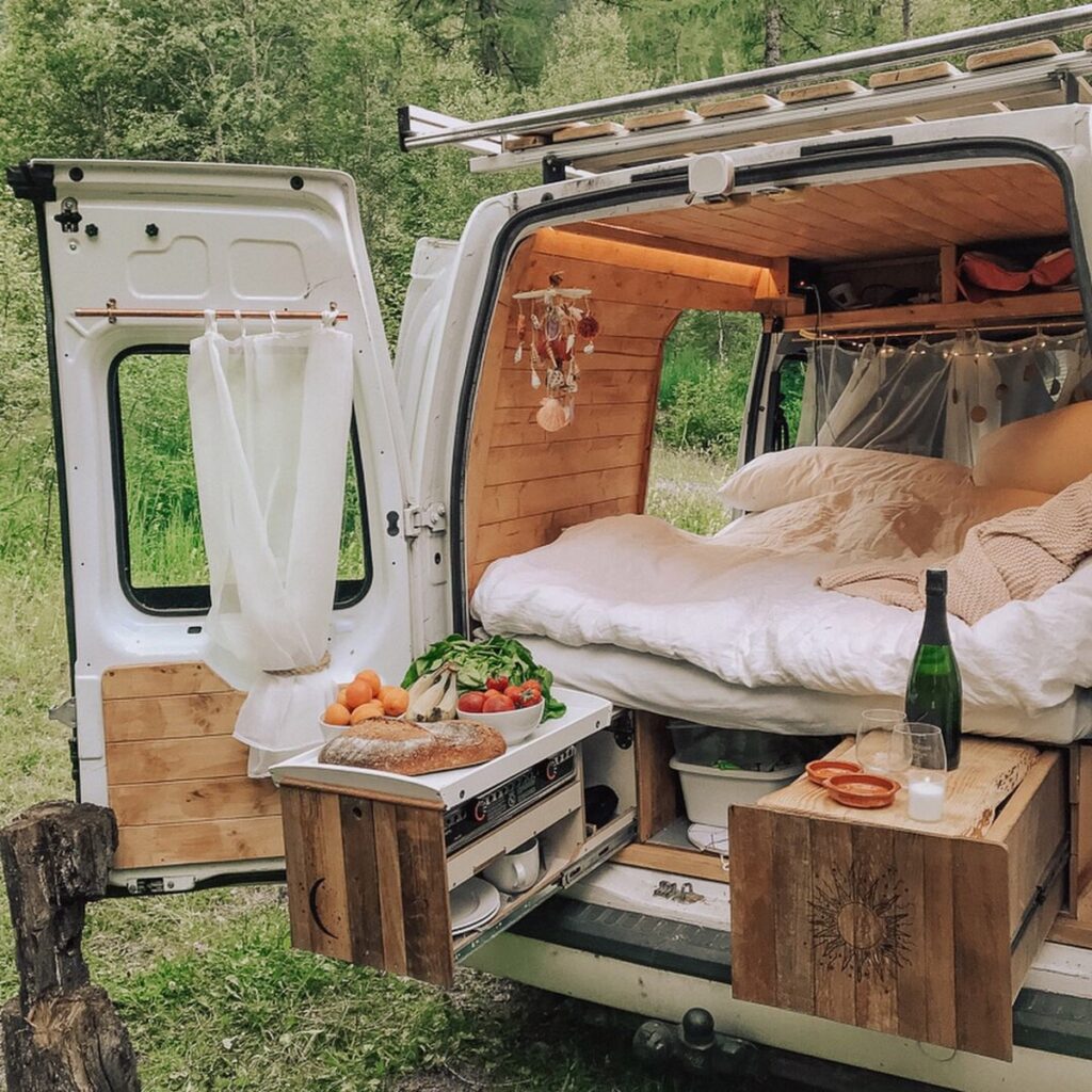 cost of food and drink in a campervan