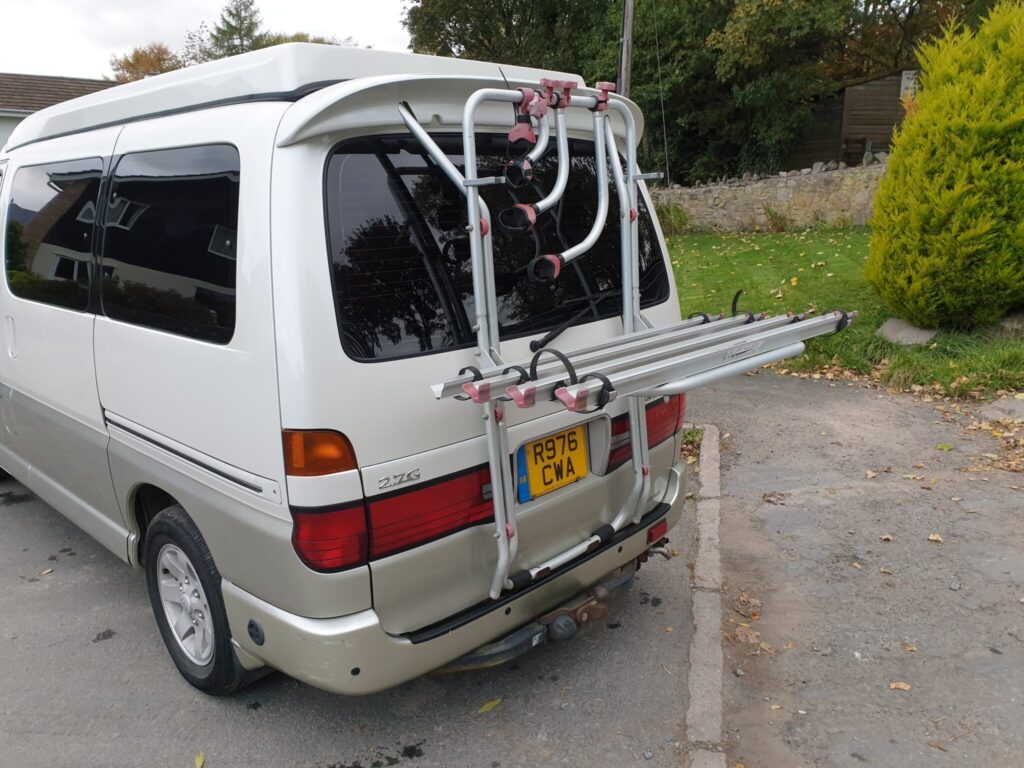 Toyota hiace bike discount rack