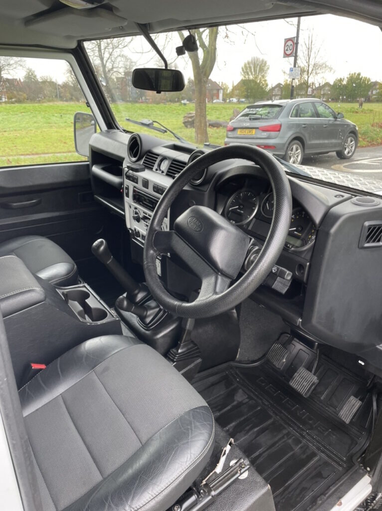 Land Rover Defender 110 Low-roof Camper, 20,462 miles. Fuji white ...