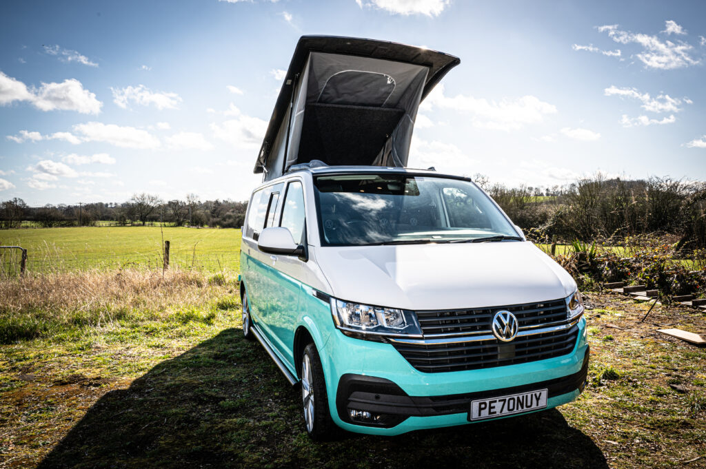 Unique styled newly converted retro style VW T6.1 Highline | Quirky Campers