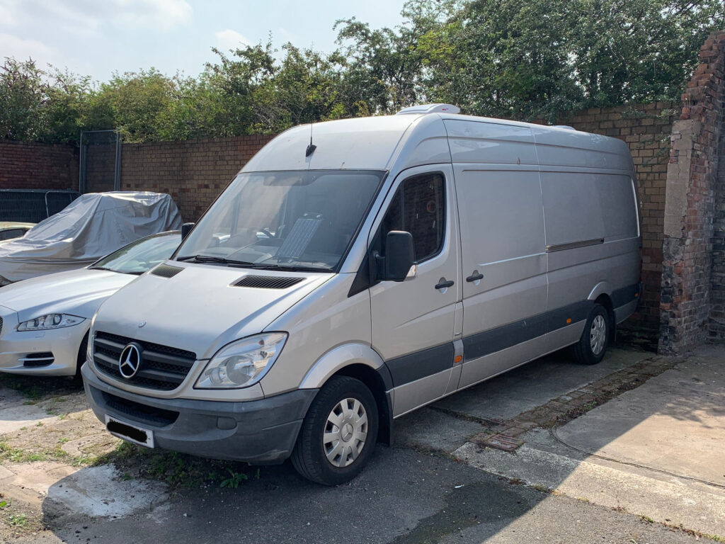 Stealth store sprinter van