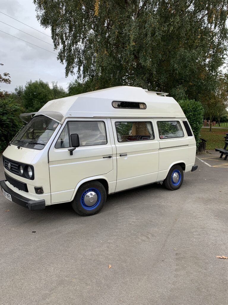 Bella the VW T25, ready to roll to a new adventure