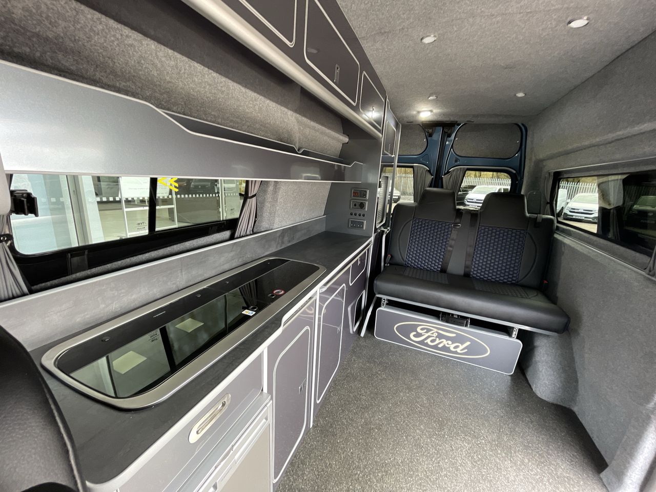 Ford Transit Custom 2 Berth Professional Camper Conversion L2h2 High Roof With Rocknroll Bed 6106