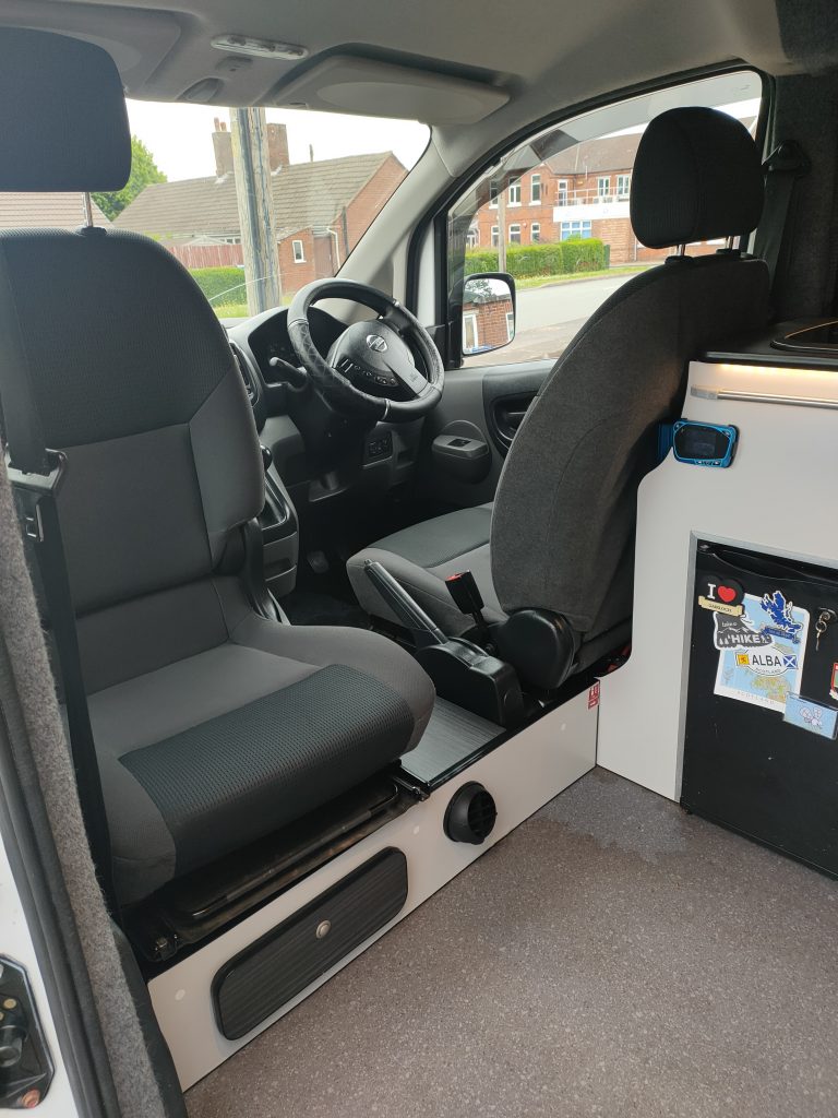 Nissan nv200 hot sale rear seat conversion