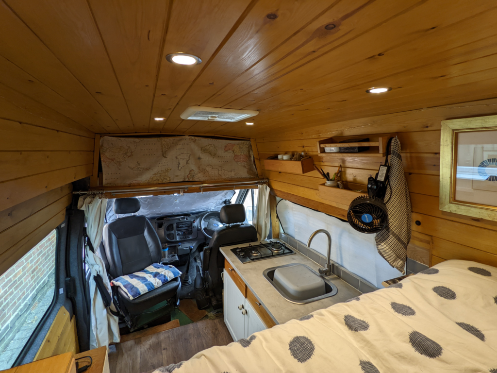 Transit (high-top, lwb) - spacious yet cosy! | Quirky Campers