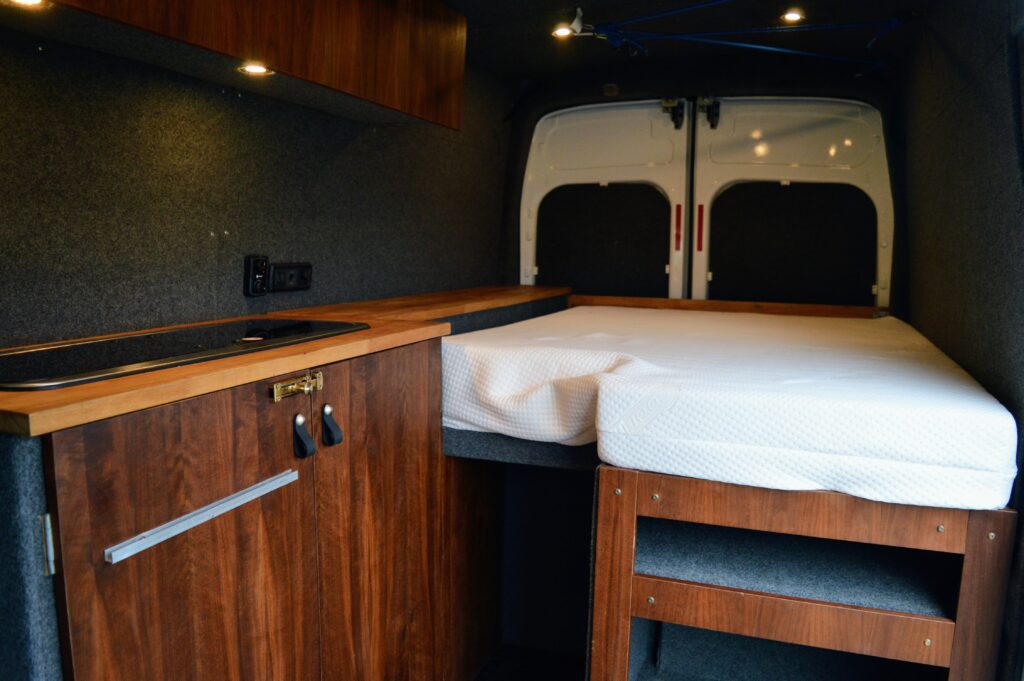 OffGrid Adventure Campervan. Lots of storage for surfboards/sup/bikes