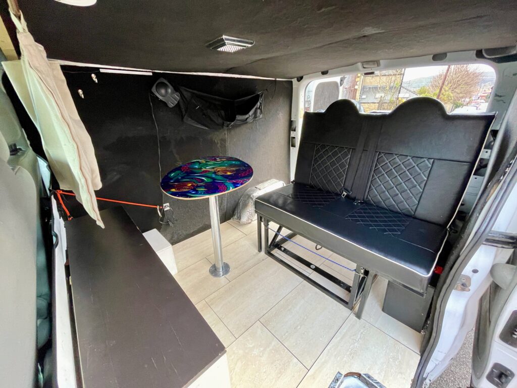 Converted Vivaro SWB - 113000 miles - Rock&Roll bed - 2008 | Quirky Campers