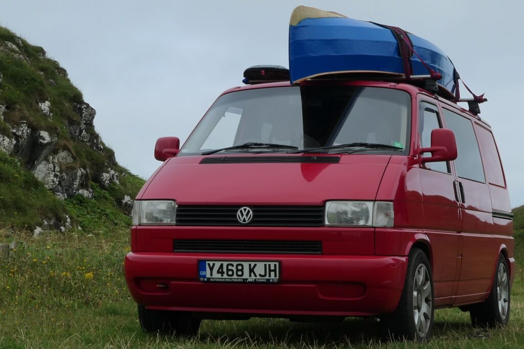 Vw t4 wooden online roof rack