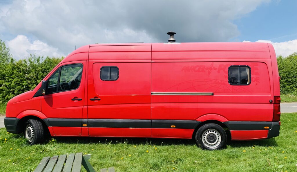 Beautiful handcrafted VW Crafter conversion - 4-berth rustic haven ...