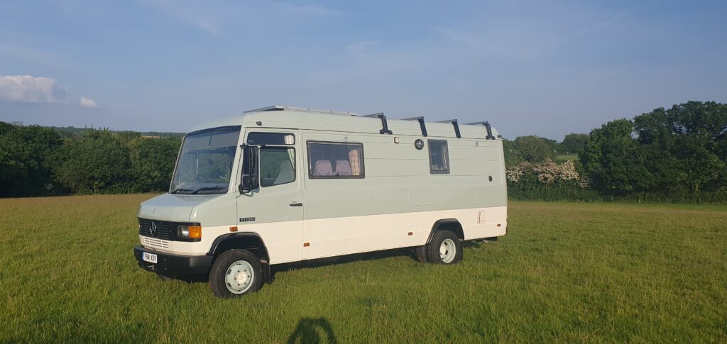 Beautiful and legendary Mercedes 709d campervan | Quirky Campers