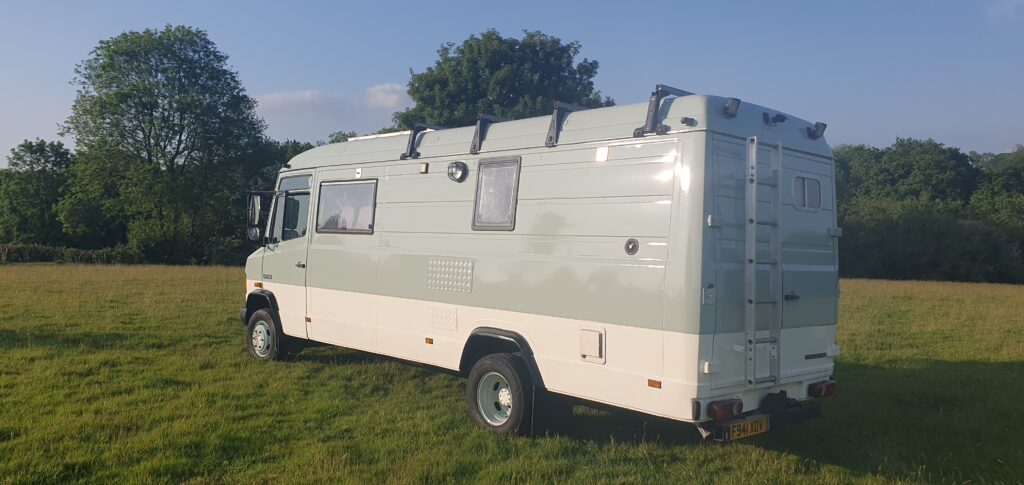 Beautiful and legendary Mercedes 709d campervan | Quirky Campers