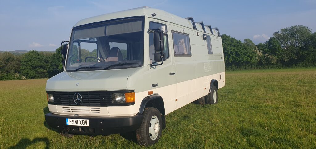 Beautiful and legendary Mercedes 709d campervan | Quirky Campers