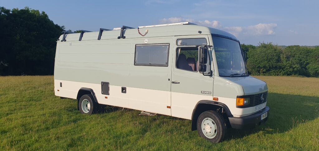 Beautiful and legendary Mercedes 709d campervan | Quirky Campers