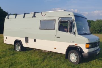 Beautiful and legendary Mercedes 709d campervan | Quirky Campers