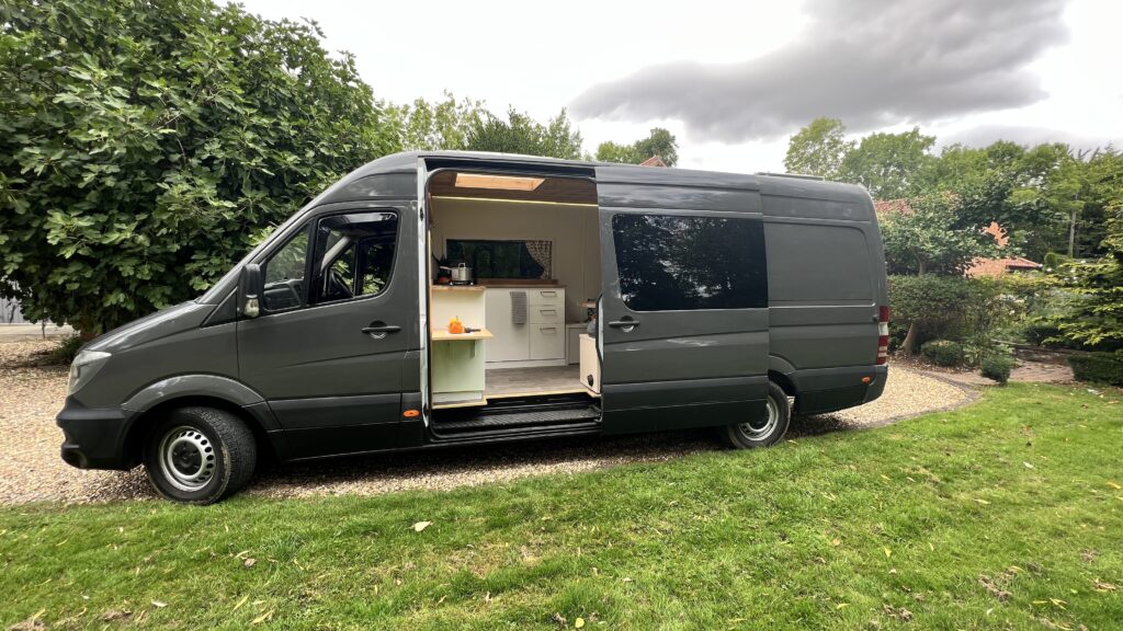 Professionally Converted High Roof & LWB Mercedes Sprinter Van Quirky