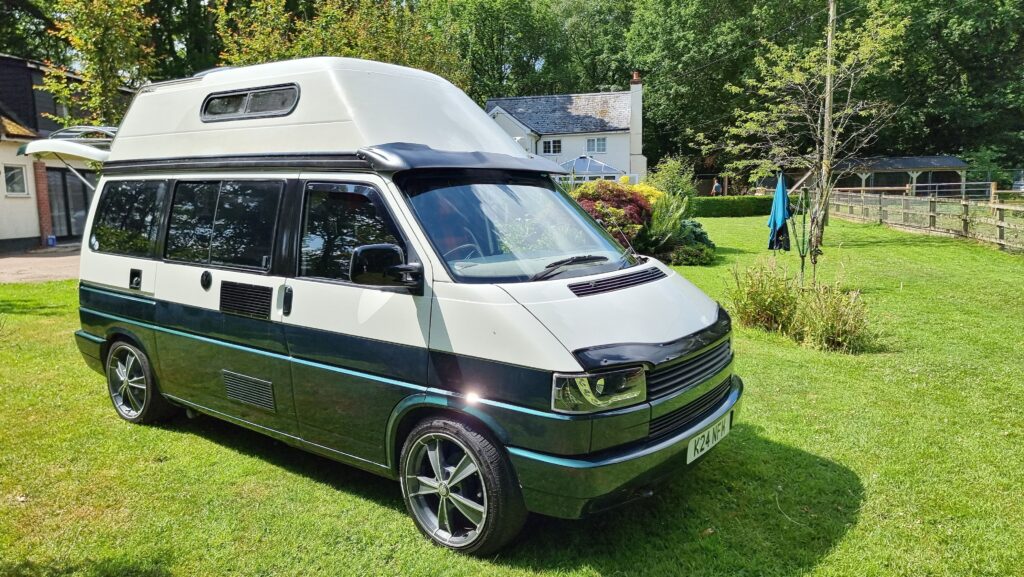 Rustic VW T4 Autosleeper Trident 1993, Petrol, Manual (Basil Rose ...