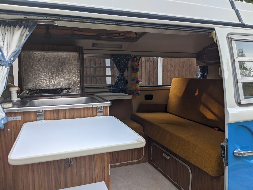 We are reluctantly selling our beautiful vw t2 1973 bay window rhd ...