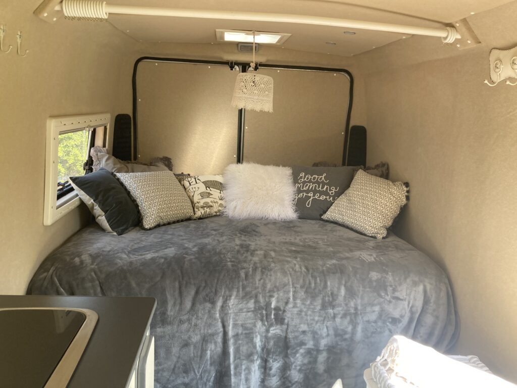 Fiat Ducato fixed bed conversion | Quirky Campers