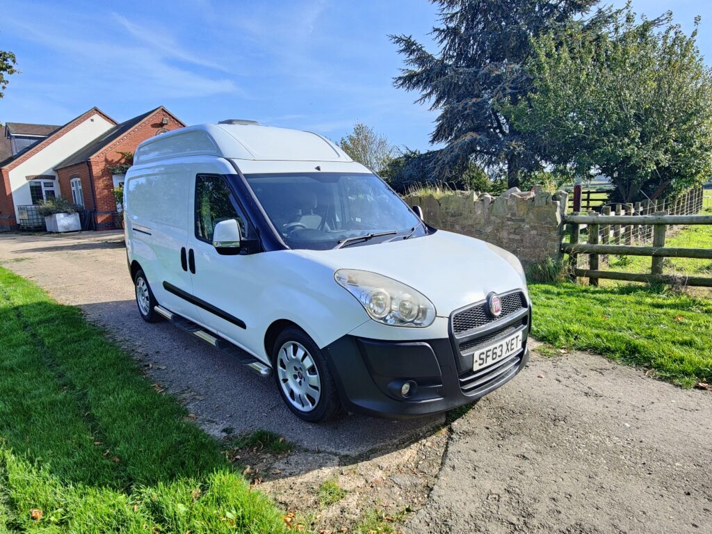 2011 rare Fiat Doblo with blue logo