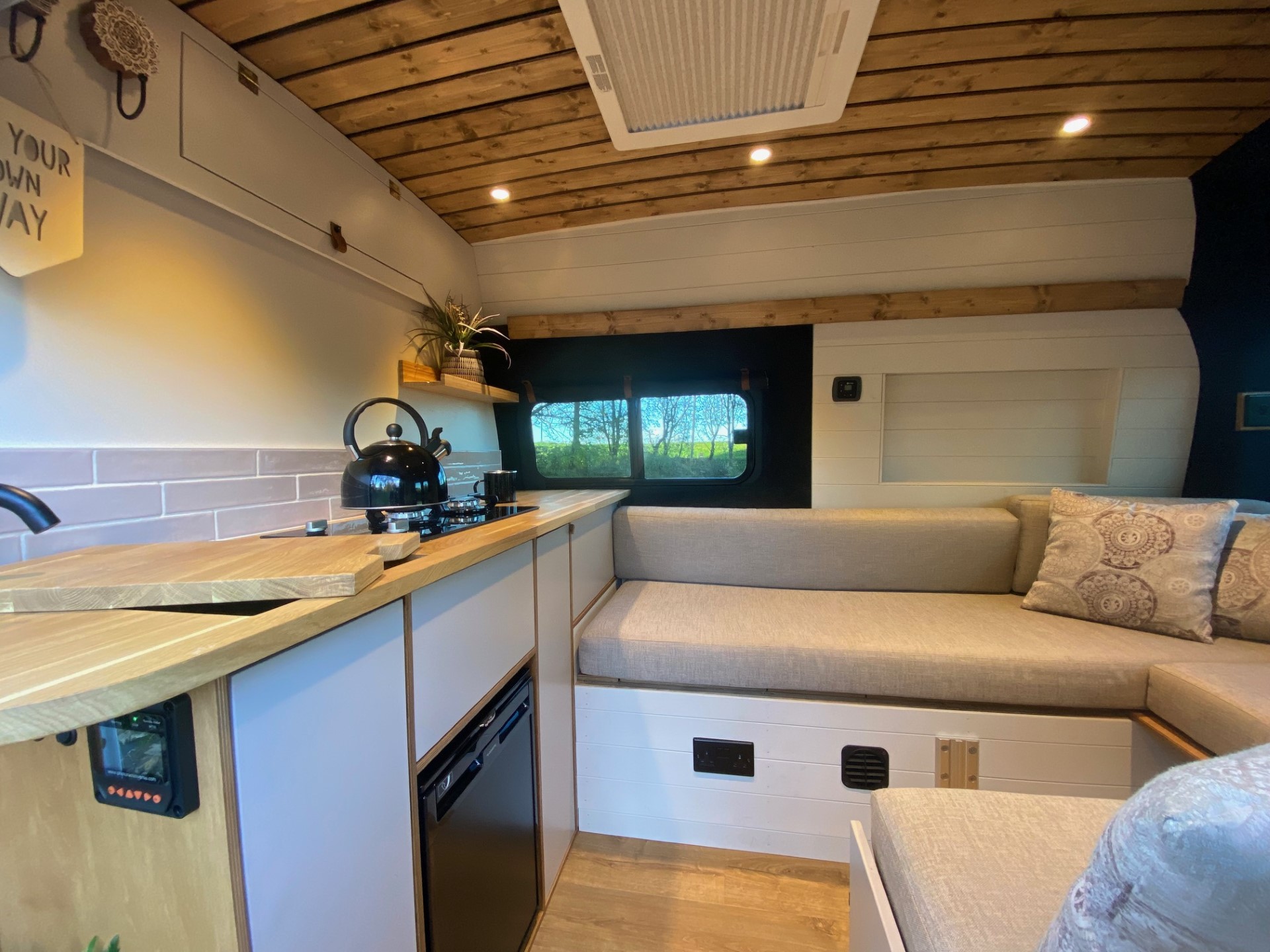 Bespoke, cozy Ford Transit High Roof camper *Quirky approved ...