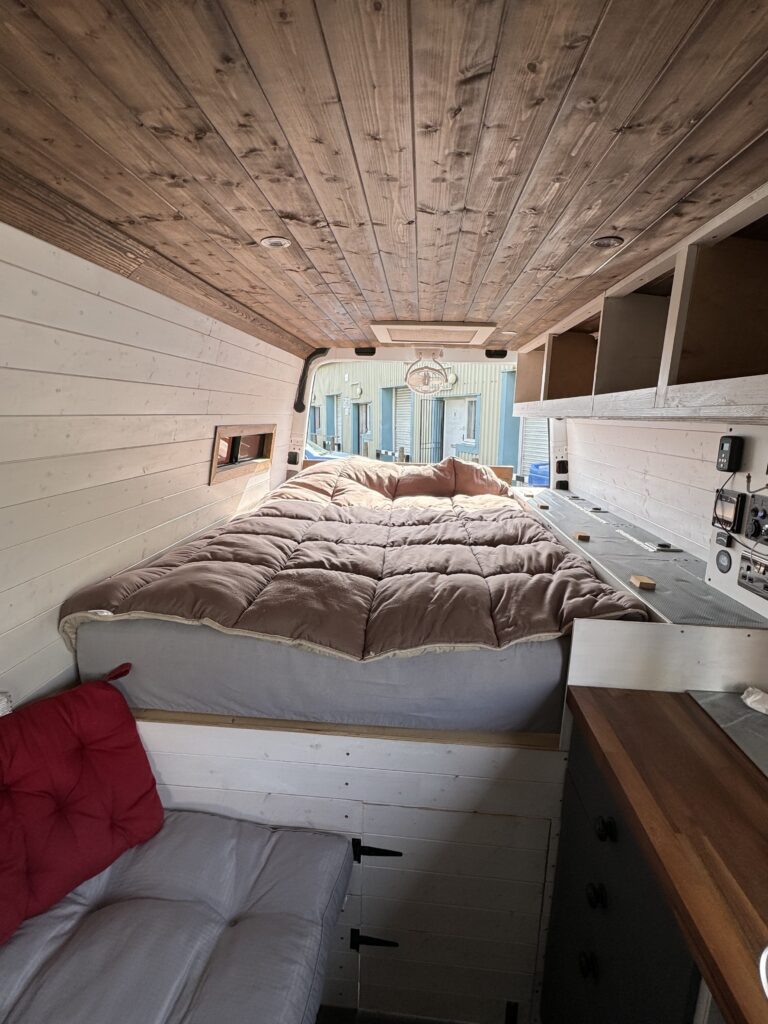 Reduced: Mercedes Sprinter Camper Van with Orange Raptor Paint ...