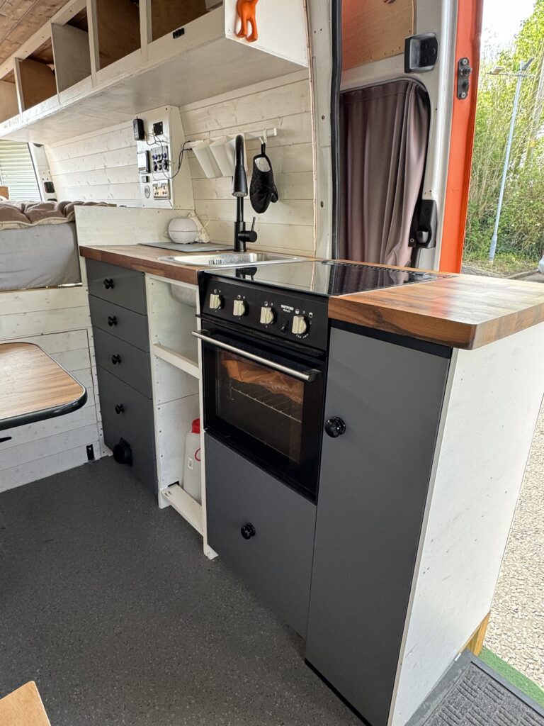 Reduced: Mercedes Sprinter Camper Van with Orange Raptor Paint ...