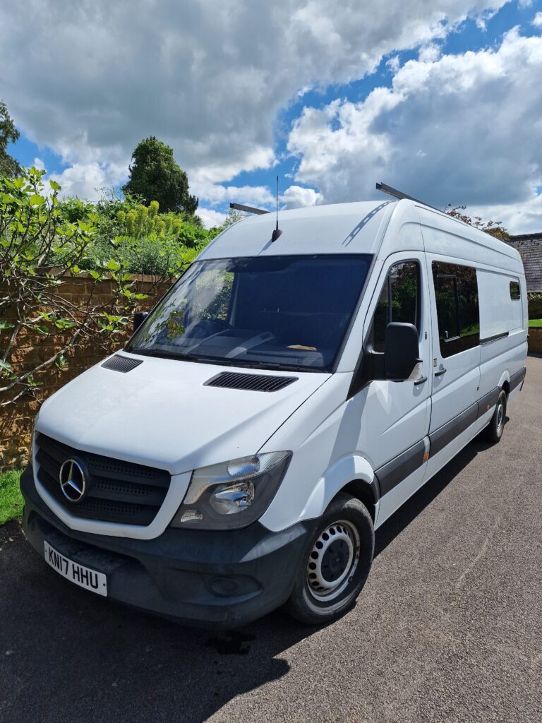 Mercedes Sprinter XLWB Campervan project for sale | Quirky Campers