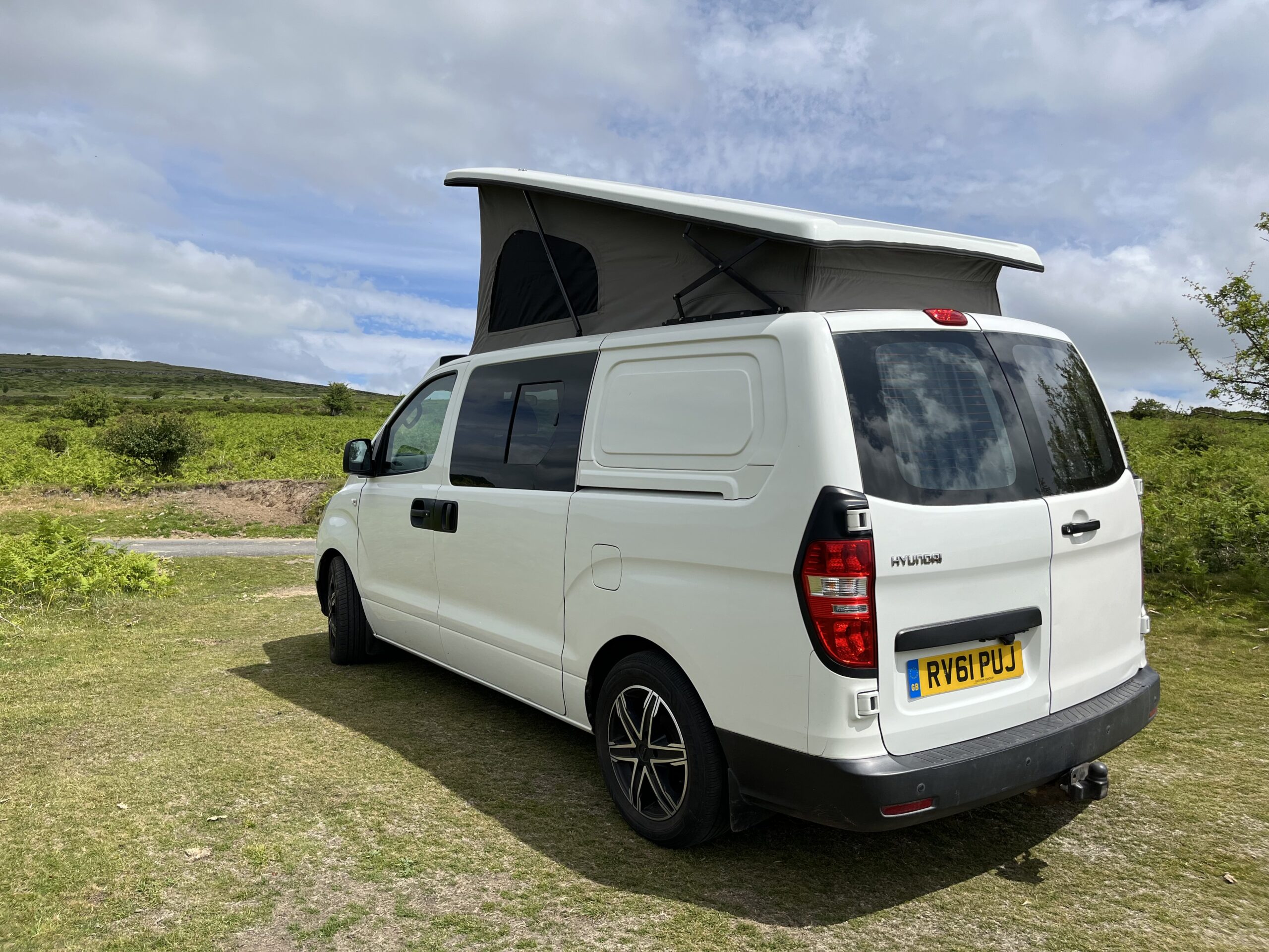 campervan with pop top