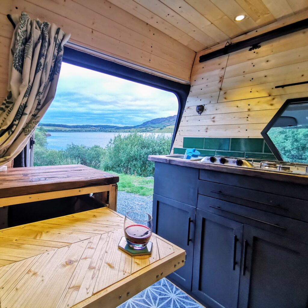 Fully off-grid cosy Transit Campervan | Quirky Campers